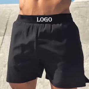 กางเกงขาสั้นผ้าฝ้าย100% สำหรับผู้ชายกางเกงขาสั้นสำหรับเด็กทำจากผ้าคอตตอนหรูหราออกแบบโลโก้ได้ตามต้องการ - Product Image 3