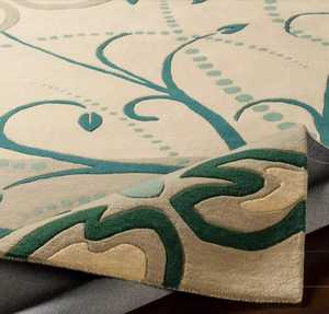 Tapis en laine touffeté à la main de qualité supérieure Nouveau design abstrait géométrique fait à la main Tapis de taille personnalisée disponibles - Product Image 1