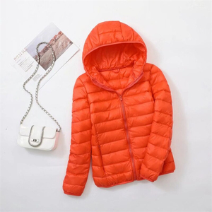 Veste en duvet d'hiver de haute qualité à capuche Designer Custom Women Puffer Jacket Fashion women outdoor casual hood puffer jacket - Product Image 6