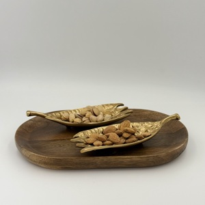 Nouveaux bols à fruits secs de style nord-européen, assiette à fruits, bol à dessert créatif en aluminium doré - Product Image 2