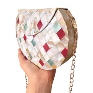 Bolso de Mano Tipo Clutch de Metal para Mujer, Hecho a Mano, de Alta Calidad, Moderno, Clásico, Étnico, de Lujo, con Colgador, Impermeable, Estilo Indio - Product Image 1
