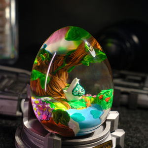 Lámpara de resina personalizada, lámpara de resina Snolax, luz nocturna personalizada, lámpara de epoxi Pokémon, lámpara art déco, regalo personalizado, regalo hecho a mano - Product Image 6