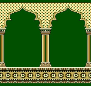 Tapis de mosquée en velours de qualité supérieure, confortable et durable, tapis de prière en rouleau, tapis de prière de conception personnalisée avec poils souples, vente en gros - Product Image 5