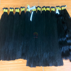 Paquetes de cabello humano crudo 100% de alta calidad, modelo Tran recto sedoso, 1Kg a granel de vendedores de cabello vietnamita crudo, sin extensión de enredos - Product Image 3