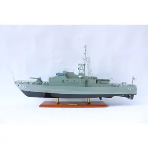 HMAS LAUNCESTON 207 modelo de barcos de madera/modelo de barcos de batalla australianos/artesanías hechas a mano para Decoración