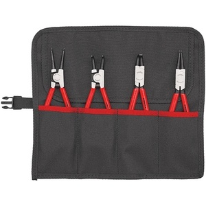 4-Piece Circlip <b>Pliers</b> <b>Set</b> in Roll-Up Pouch 19-60 mm for KNIPEX - Product Image 1