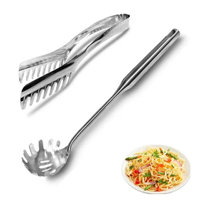 12 Inch Stainless Steel Cooking <b>Tongs</b> for <b>Serving</b> Catering Salad Grill Scissors and India Handicraft - Product Image 1