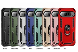 Funda de soporte de anillo magnético de primera calidad, fundas resistentes para teléfono móvil, fundas giratorias a prueba de golpes para Google pixel 9 Pro - Product Image 6