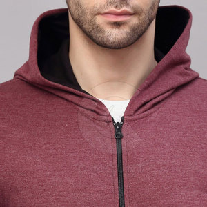 เสื้อฮู้ดมีซิปสำหรับผู้ชายเสื้อฮู้ดแบบกำหนดเองสไตล์ใหม่ - Product Image 5