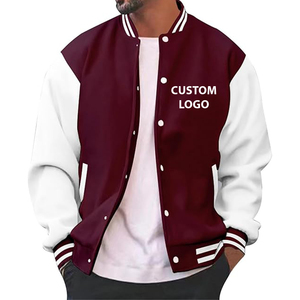 Fabricant de veste universitaire avec broderie personnalisée LOGO Veste Letterman de baseball vintage hiver et automne pour homme de haute qualité pour homme - Product Image 4