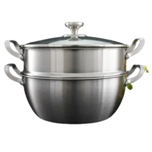 SUPER HOT PROMO CKA Steamer Multi-function 3layer stainless steel stock steamer pot 28cm couscous pot cooking pot