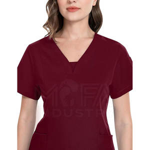 Uniformes hospitaliers durables en tricot de couleur personnalisée pour femme, meilleure qualité - Product Image 2