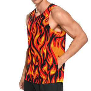 เสื้อกล้ามโพลีเอสเตอร์/ ผ้าฝ้ายขนาดใหญ่พิเศษสำหรับผู้ชายเสื้อออกกำลังกายเล่นฟิตเนสใส่ได้ทั้งชายและหญิงระบายอากาศได้ดีโลโก้ตามสั่ง - Product Image 3