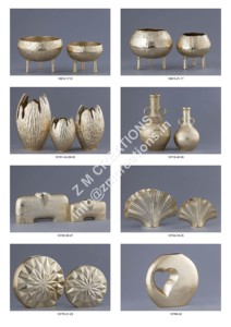 Florero metálico de diseño premium con forma única y nuevo patrón para ideas de decoración modernas para precio de venta de exportación - Product Image 4