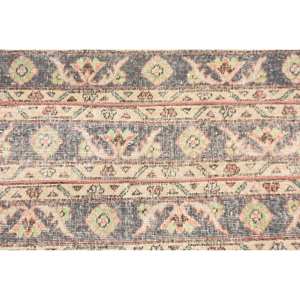 ขนแกะสไตล์วินเทจ19x34ฟุตพรมสไตล์ตุรกีมีสีเบจสีน้ำตาลพร้อมแผ่นรองยางและเทคนิคการ3D ที่เป็นเอกลักษณ์ - Product Image 5