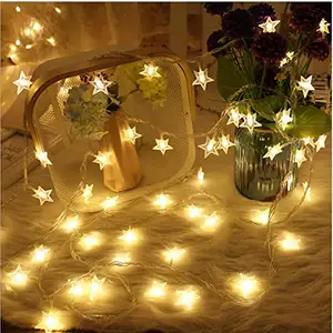 Wholesale Fairy Christmas Lights Battery Operated Twinkle Lights For Bedroom Tree Decoration Star String Lights