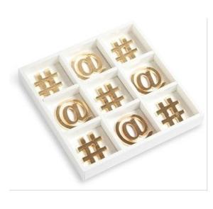 Marbre Tic Tac Toe Jeu Tendance Cadeaux Maison Hôtel Décor Parfait Cadeau pour Anniversaire Jeu Intérieur pour Enfants et Famille Jeu de Société - Product Image 1