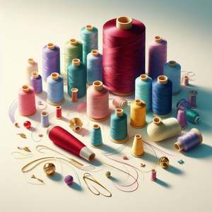 แกนเกลียวสีแดงคุณภาพสูง - โพลีเอสเตอร์ที่แข็งแกร่งสําหรับโครงการตัดเย็บ ควิลท์ และเย็บปักถักร้อย - Product Image 5