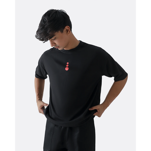 Men's Oversized Jujutsu Kaisen Anime T-<b>shirt</b>-220 GSM Cotton Jersey Screen Printed Black Short Sleeve Custom OEM Wholesale - Product Image 3