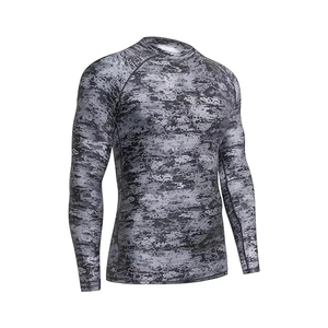 เสื้อรัดกล้ามเนื้อสำหรับยิวยิตสูแบบสั้น ระบายอากาศได้ดี พิมพ์ลายโลโก้ตามสั่งแบบขายส่ง-พิมพ์ลายด้วยระบบฉีดความร้อนโดยตรง-ออกแบบของคุณเอง - Product Image 1