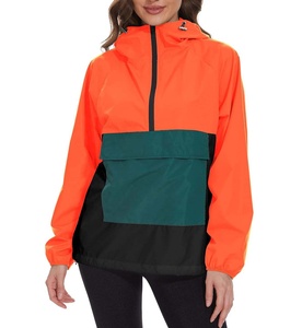 Chaquetas Impermeables para Mujer, Nueva Tendencia, Cortavientos Transpirables con Capucha, para Exteriores, Tallas Grandes, Resistentes al Agua - Product Image 5