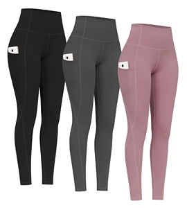 Leggings de Invierno al por Mayor para Mujer, Cintura Alta, Casuales, Transpirables, de Spandex/Poliéster, con Bolsillos, Logotipo Personalizado, Tejidos, Sexys, para Exteriores - Product Image 2