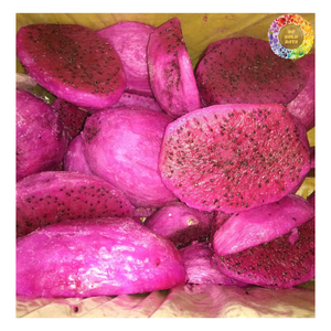 Grado superior IQF Rojo Blanco Frozen Dragon Fruit Dice Chunk Half Cut Dragon Fruit para exportación, calidad premium Frozen Dragon Fruit - Product Image 5