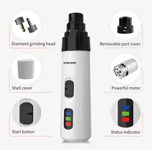 Cortauñas Eléctrico de Lujo <span class=keywords><strong>para</strong></span> Perros con Silenciador, Recargable, de Cerámica, de Bajo Ruido, en Oferta - Product Image 6
