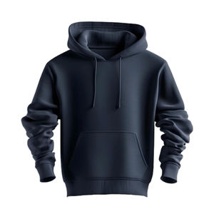 Sweat-shirts à capuche épais pour hommes, personnalisés par Direct Factory, en polaire de haute qualité, couleur unie, avec logo, style streetwear, pour l'hiver - Product Image 3