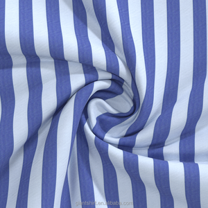 Designer Essential Blue <b>White</b> Super Wide Strip <b>Shirt</b> 100% Cotton Casual <b>Long</b> <b>Sleeve</b> <b>Shirt</b> for <b>Men</b> - Product Image 5
