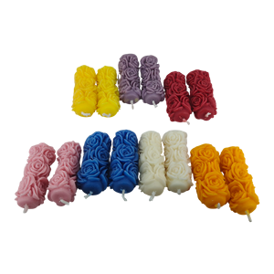 Néctar |   Vela Aromática de Lujo con Aroma a Rosa |   Ideal para San Valentín, Aniversario, Decoración Romántica y Regalos |   Juego de 14 - Product Image 5