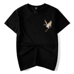 เสื้อยืดผู้ชายปักลายตามสั่งขายส่งปี 2023 ดีไซน์ใหม่ ผ้าฝ้าย/ใยไผ่ ระบายอากาศได้ดี ผ้าถัก แขนสั้น คุณภาพสูง - Product Image 2