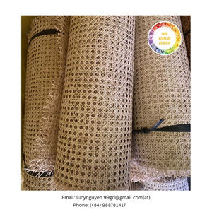 Rouleau de sangle en rotin naturel, maille de canne tissée à la main pour meubles et décoration - Product Image 3