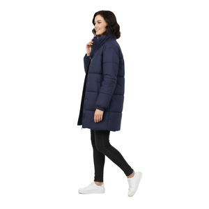 Blouson bomber moderne décontracté pour femme, long, coupe-vent, respirant, matelassé, écologique, toucher doux, coupe décontractée, design tendance - Product Image 5