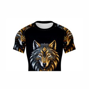 Fabrication de vêtements de fitness à séchage rapide pour hommes chemise à manches courtes Horror Surf Anti UV et respirante - Product Image 4