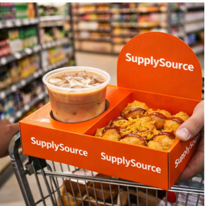 AT PACK Kek Kutuları, Pişirme Tatlı Kutuları, Tatlı Kutuları, Atıştırmalık Kutuları, Kahve Paket Servisi Özelleştirilebilir, Pencereli Kraft Kağıt - Product Image 1