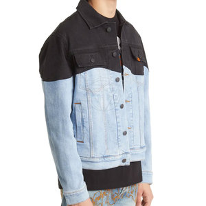 Veste en jean d'hiver pour homme, tissu en toile, 100% coton, écologique, respirant, séchage rapide, logo frontal, décontracté - Product Image 4