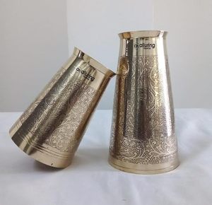 Vaso de agua de acero inoxidable de estilo antiguo de alta calidad, vaso de Metal de doble pared aislado, taza de acero aislada - Product Image 3