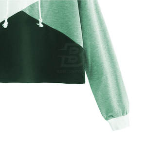 Sudadera Corta Informal para Mujer, Color Personalizado, Ligera, de Algodón y Poliéster, Hecha en Pakistán, con Logotipo Frontal, para Invierno - Product Image 3