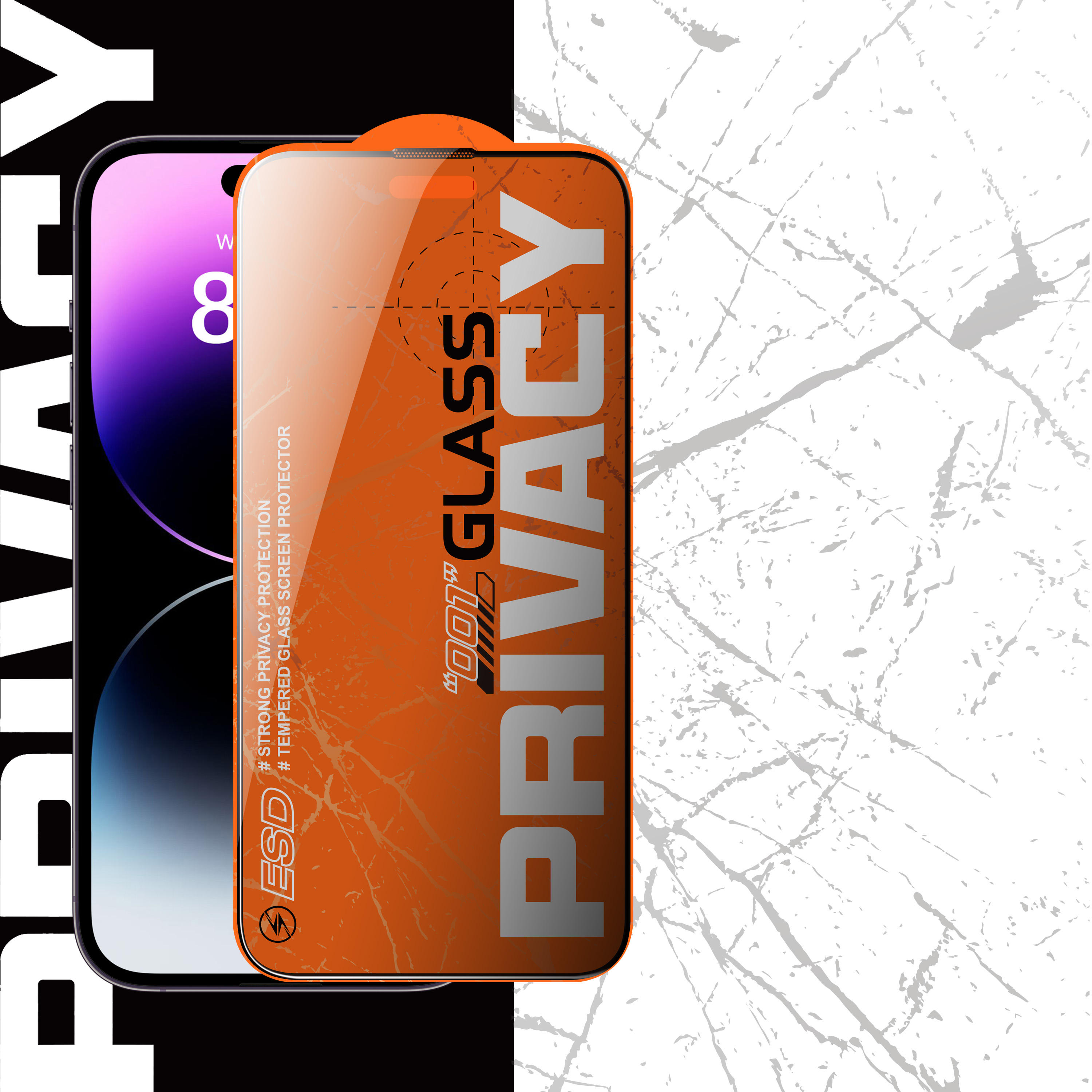 Black:Privacy Glass*1(without package&cleanning kit)