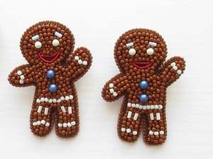 Pendientes Colgantes de Bisutería con Cuentas Bordadas a Mano, Diseño Moderno, Multicolores, Ligeros y Originales - Product Image 3