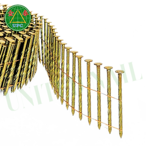 Clavos de bobina de vástago de tornillo 1-3/4 "x 0.086 9000 piezas para pistolas de clavos Instalación rápida, agarre fuerte hecho en la fábrica de Vietnam - Product Image 4