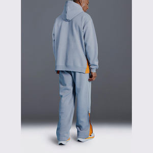 Vente en gros Sweat à capuche zippé pour homme Sweat-shirt streetwear décontracté avec poches - Product Image 6