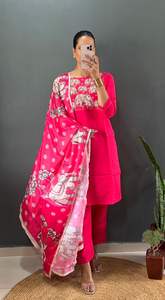 Party Wear Look Beautiful Top And Bottom Avec Dupatta - Product Image 3