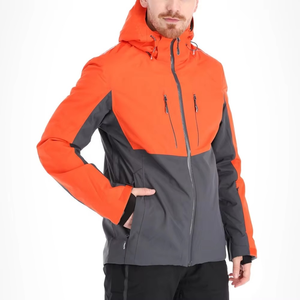 New Fashion High Quality Windbreaker <b>Ski</b> <b>Jacket</b> with Hood Zipper Custom Men Winter Warm Waterproof Breathable <b>Jacket</b> - Product Image 2