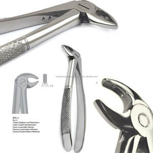 Pinzas de Extracción Manuales Ergonómicas WPS-13 de World Precision Surgical para Cánulas Inferiores y Premolares, Extracción Dental, Acero Inoxidable - Product Image 1
