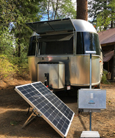 Soluciones de Energía Solar Starlink de Silicio Monocristalino de 150W, MPPT LiFePO4, Batería de Iones de Litio de 12V para Uso Doméstico, Estación Base 4G/5G Remota