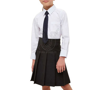 Servicio OEM, Uniformes Escolares para Niñas de Primaria al por Mayor, Ligeros, Sublimados, de Color Sólido, Poliéster/Algodón de Alta Calidad - Product Image 5