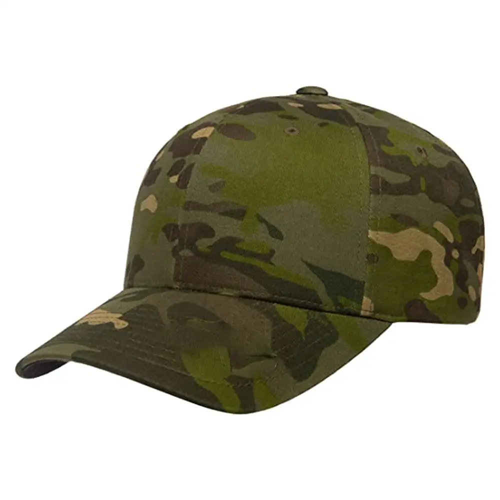 مخصص القطن تويت الرياضة التخييم 5 لوحة متعددة كام قبعات سريعة الجفاف الرجال ارتداء قبعات متعددة كام من قبل شركة الفرسان SKT