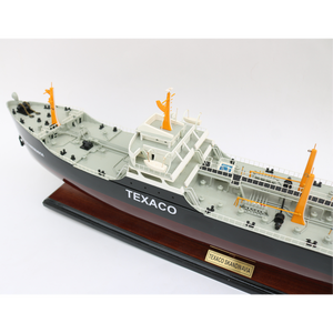 NAVIRE PÉTROLIER TEXACO NORGE/ SKANDINAVIA-ARTICLE D'ARTISANAT POUR LA DÉCORATION DE LA MAISON-MODÈLE DE NAVIRE EN BOIS POUR SOUVENIR, CADEAU - Product Image 3